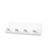 3Pcs 4 Hooks Seamless Wall-mounted Nail-free Adhesive Storage Holder Key Hanger Rack Post Organizer Letter Box Mail Door