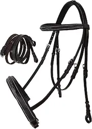 English All-Purpose Trail Pleasure Leather Bridle Reins 805EB02