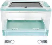 1Set Collapsible Plastic Hamster Cage Insulated Hedgehog Breeding Box for Pets Durable Lightweight Playpen for and Space