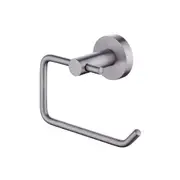 AQUAPERLA LUCID PIN Stainless Steel Toilet Paper Roll Holder - Gunmetal