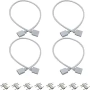 JJHXSM 4PCS Motherboard Interface Lighting Extension Cable 5V 3Pin 30CM Hub ARGB Extension Cable for Chassis Fan Light Strip Installation Arrangement Strip Light White