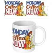 Garfield Monday Coffee Now Mug 300 ml Capacity Garfield and Odie Mug