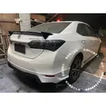 TOYOTA ALTIS11.5 NEW STYLE ABS MRF後中包空力套件2017-2019