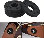 zolyet 4pcs Bass Guitar Strap Locks Blocks Rubber Guitar Parts Accessories