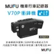 MUFU雙鏡頭藍牙機車行車記錄器 V70P衝鋒機｜贈64GB記憶卡