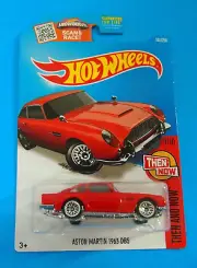 Hot Wheels 1963 ASTON MARTIN DB5 2015 Then & Now RED