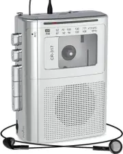 Portable Cassette Player Recorder with Bluetooth Transmitter, AM FM Cassette ...