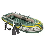 Seahawk 3-person Inflatable Boat Set Intex