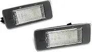 FIQOME 2x LED Licence Number Plate Light White Canbus, for Astra J VI Sports Tourer Zafira C III Vectra C II Estate Escalade Car Number Plate Led Light