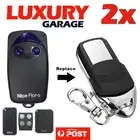 2x Garage/Gate Compatible Remote For Nice Flor-s FLO1-RS FLO2-RS FLO4-RS nice