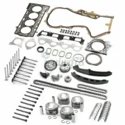 Engine Pistons Overhaul Rebuild Kit & Valves For VW AUDI CTHD CAVD EA111 1.4TSI