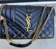 YSL Saint Laurent Small Envelope Bag Lambskin RP $2650