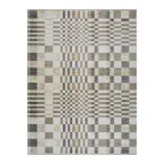 Aviva Hatch Silver Rug 160 X 230 Cm