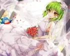 Anime Freezing anime original bride chibi dress Custom Gaming Mat Desk 1231