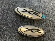 XR BADGE PAIR SET FRONT AND REAR FOR FORD BA BF SERIES FALCON XR6 XR8 UTE