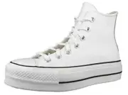 560846C CONVERSE WOMEN CHUCK TAYLOR ALL STAR HIGH-TOP SHOE SIZE 6 WHITE/BLACK
