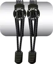 Two New Original Black Lock Laces