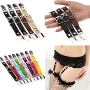 Double Head Garter Strap - Multi-function Garters Stockings PU Leather Straps