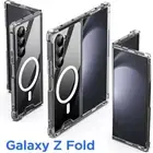 Samsung Galaxy Z Fold6 5 4 3 Clear Case Cover Gel Light MagSafe+Screen Protector