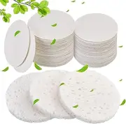 60 Count Facial Sponges for Estheticians Compressed Face Sponge Natural Cleaning Sponge for Facial Cleaning, Makeup Removal