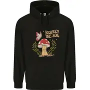 Respect the Soil Frog Climate Change Hippy Childrens Kids Hoodie