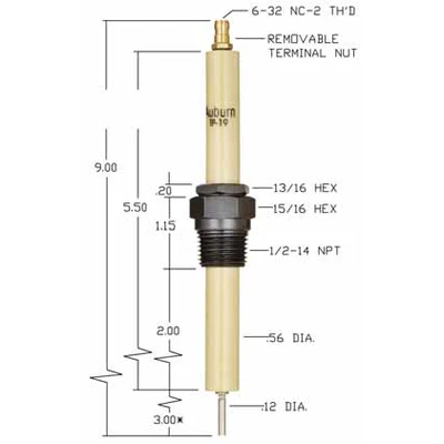 Honeywell Maxon 47232 5.875in SI W/0.375in TIP IP-19 Cut