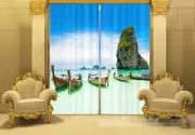 3D Reef sea 5 Blockout Photo Curtain Printing Curtains Drapes Fabric Window AU
