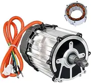 ZHOZHUT 1500W / 1800W Electric Tricycle Differential Motor 48V 60V 72V High-Speed High-Power Motor Brushless DC Pure Copper Motor, 5 Hole 16 Gear Motor for 4 Wheelers Go Kart Trikes,1500w60v,3900RPM