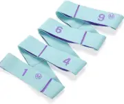 Stretching Strap Yoga Strap 9 Loop Stretch Band For Physical-Therapy Exercise
