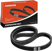 Engine Serpentine Drive Belt Compatible with Honda, Hyundai, Nissan, Chevrolet, Geo, GMC, Mazda, Toyota, Pontiac & Suzuki Cars - Civic, Accent, Sentra, Tracker, Metro, 626, Firefly, Swift