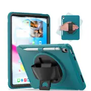 Nevenka Tablet Case For iPad 10th with 360 Kickstand/Hand Strap Shockproof-Blue1