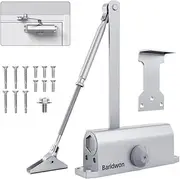 Baridwon Door Closers Commercial, Heavy Duty Door Closer No Slam, Hydraulic Door Soft Closer with Hold Open, Self Closing Door Mechanism to Ensure Smooth and Secure Door Operations -Small Size