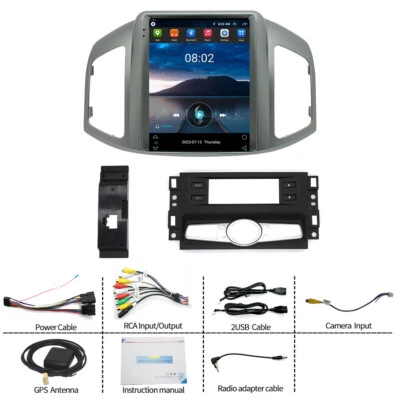9.7" For Carplay Android 13 Car Stereo Radio Nav GPS For Chevrolet Captiva 11-17