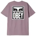 OBEY 166912142-LACK EYES ICON 2 HEAVYWEIGHT TEE 短T (丁香紫)