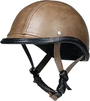 Motorcycle Half Helmet Motobike Open Face Half Helmet with Quick Release Strap Lightweight Duckbill Hard Hat DOT ECE Certification for Men Women Cruiser Scooter Helmets