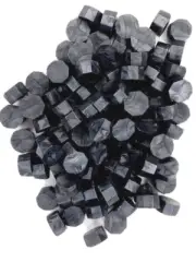 Dark Gray/Black Pearl Sealing Wax Beads for Cards, Invitations, approx 250 beads