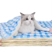 Ultra Soft Dog Cat Bed Mat with Cute Prints Reversible Fleece Dog Crate Kenne...