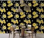 3D Floral Seamless Wallpaper Wall Mural Removable Self-adhesive 80