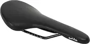 Gusti Bike Seat -Henri C.- Bicycle Saddle Trekking Bike Soft Leather Bike Saddle Black Leather