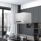 Hanging Island Rangehood Touch Sensor LCD 55cm Stainless Kitchen Range Canopy