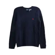 [Ralph Lauren] Ralph Lauren Cable-knit Pullover L BLUE