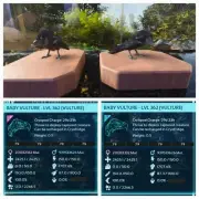 ASA/ ARK/ PVE BABY PAIR VULTURE ACTUAL BLACK #79