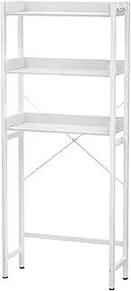 SPXMQSS Over Toilet Storage Unit, Washing Machine Storage Unit, Over Toilet Shelf 3-Tier Bathroom Storage Rack Freestanding Toilet Space Saver,for Bathroom Laundry Room,63x24x161cm C