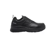 *NEW* King Gee Ladies Hypertec Leather Sport Safety Work Shoe K26498 - Black