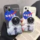 卡通nasa宇航員歐美潮牌適用蘋果14promax手機殼iphone13新款se3/15防摔殼12mini情侶11保護套男6plus外殼女8