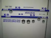 US Capitol Police K9 Step Van Decals Older Decals 1:64 two for one money