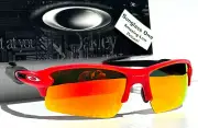 NEW Oakley FLAK 2.0 XL Matte Redline POLARIZED Galaxy Ruby Mirror Sunglass 9188