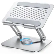 UGREEN Tablet Stand for Desk 360° Rotating Adjustable Holder Foldable, Compatible with iPad Pro Air Mini, Galaxy Tab, iPhone 16 Pro Max, and More 4''-13'' Devices