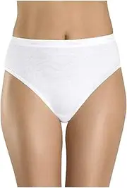 [Hanes] Cotton Hi-Cut White Panties 7 Pack