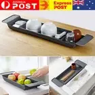 Bathroom Expandable Bath Caddy Holder Tray Over Bathtub Rack Support Spa AUS